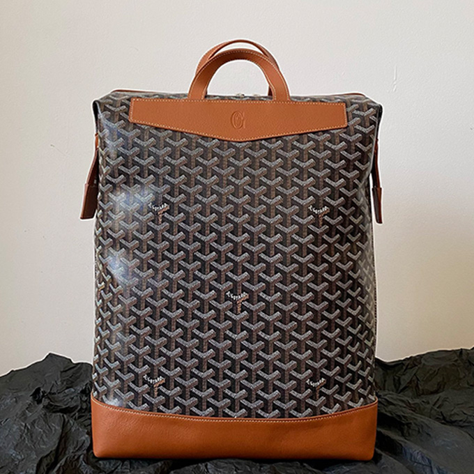goyard cisalpin structured large capacity hand‑carry backpack bag